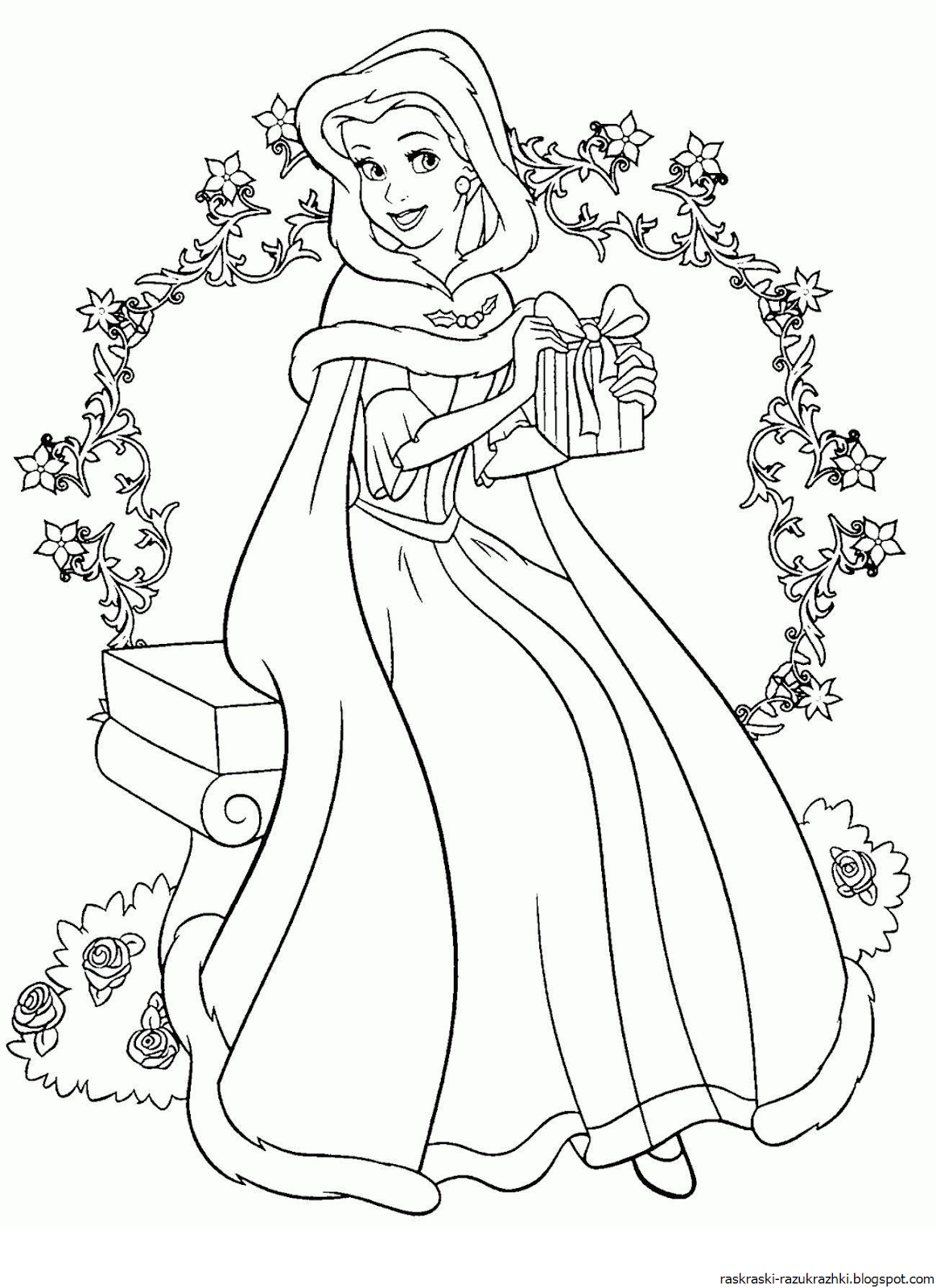 Мега-раскраска Принцессы Disney