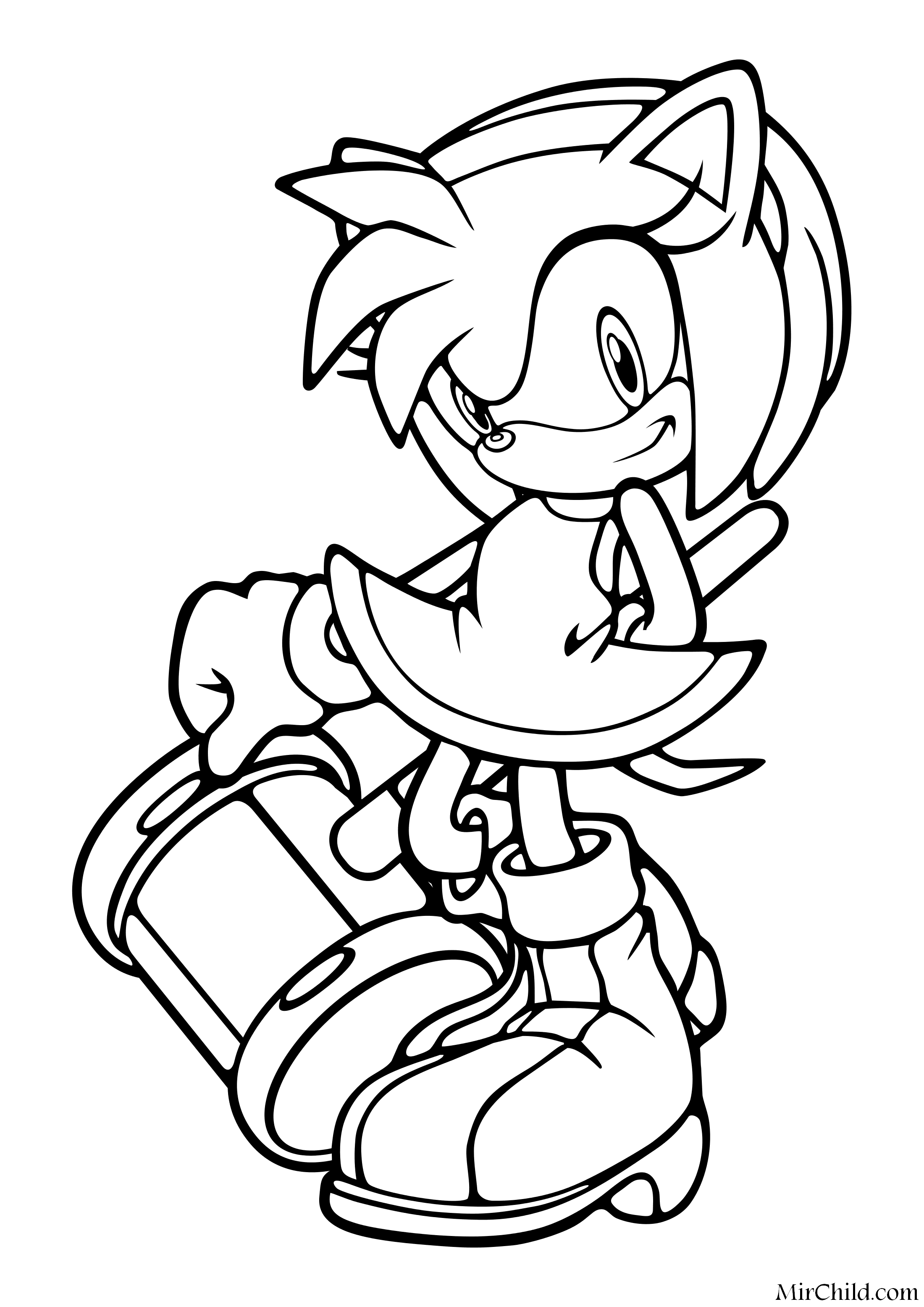 Раскраски Соник Sonic Exe