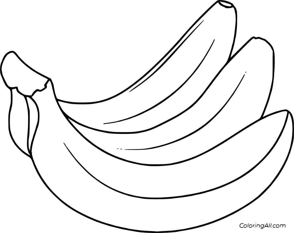 Стоковые фотографии по запросу Раскраска банан мультфильм