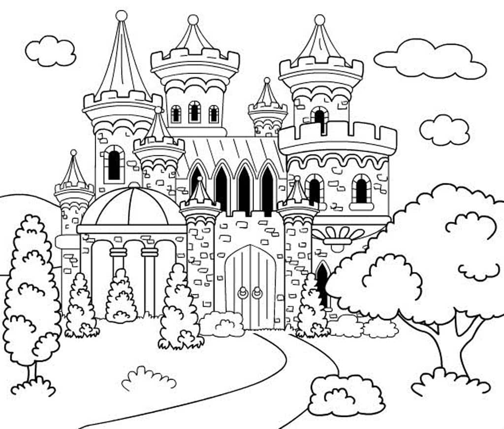 Раскраски, `Замки и дворцы (Выпуск 3)`