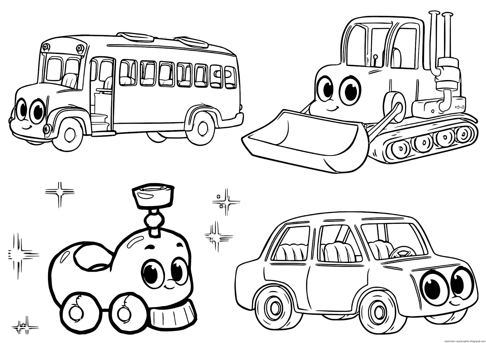 Картинки транспорта для дошкольников