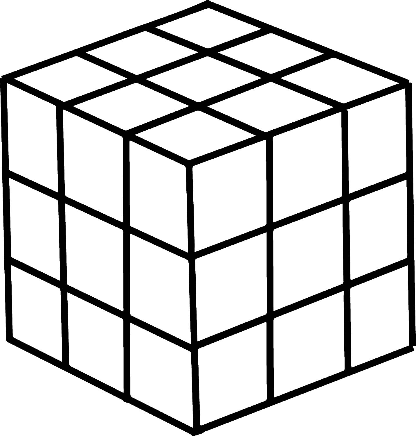 Раскраска Кубики | Раскраски для самых-самых маленьких ( года)