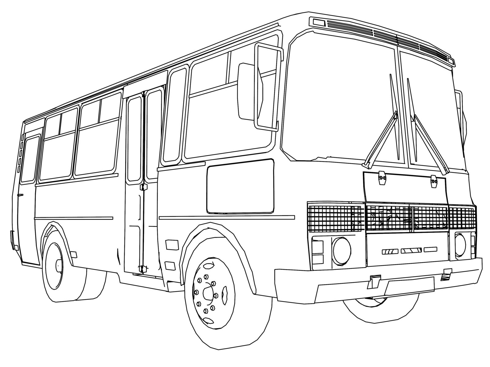 Автобус ПАЗ 32053-70 / 77 школьный