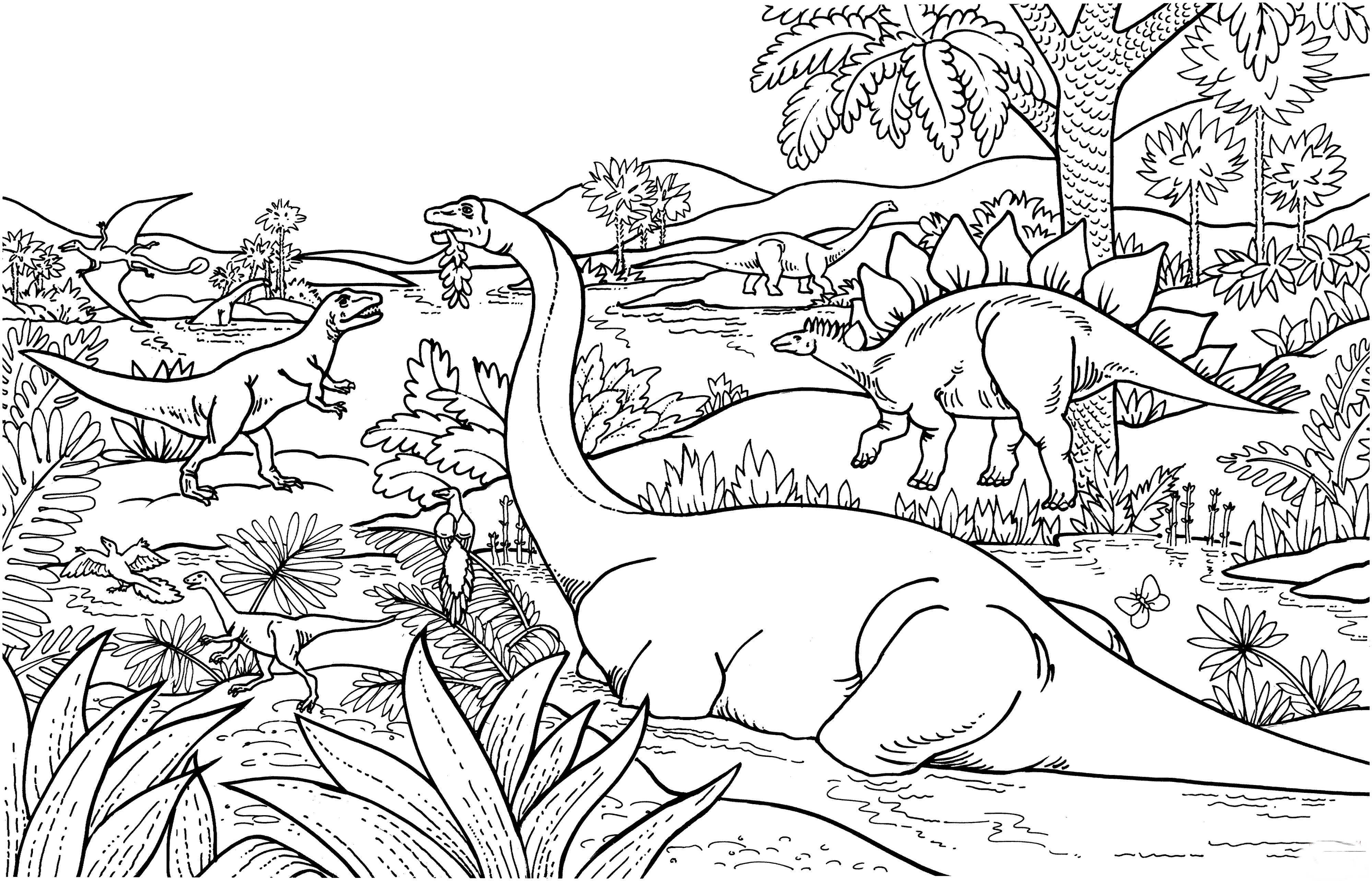 Книга-раскраска с наклейками Jurassic World: Мир Юрского периода