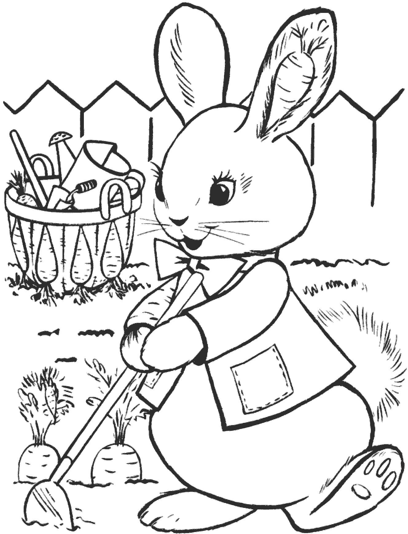 Заяц и морковка