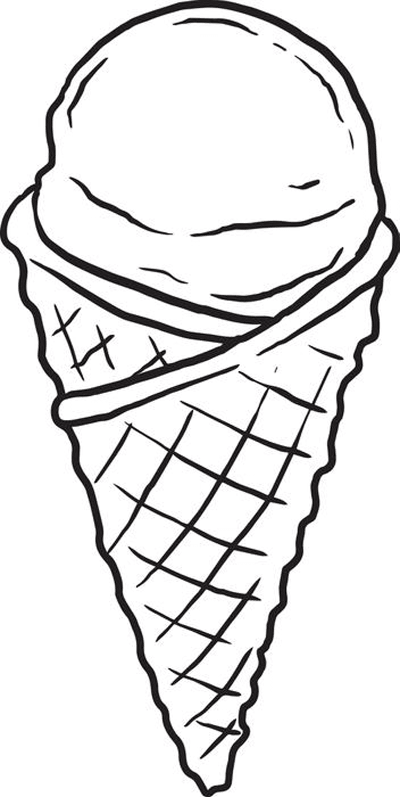 Шаблон мороженого в рожке - фото и картинки бородино-молодежка.рф