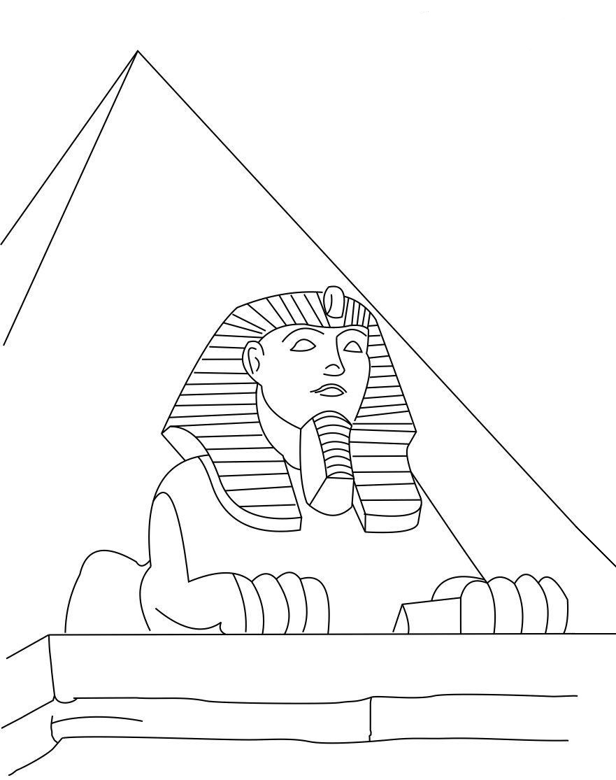 Пирамида хеопса раскраска - 63 фото