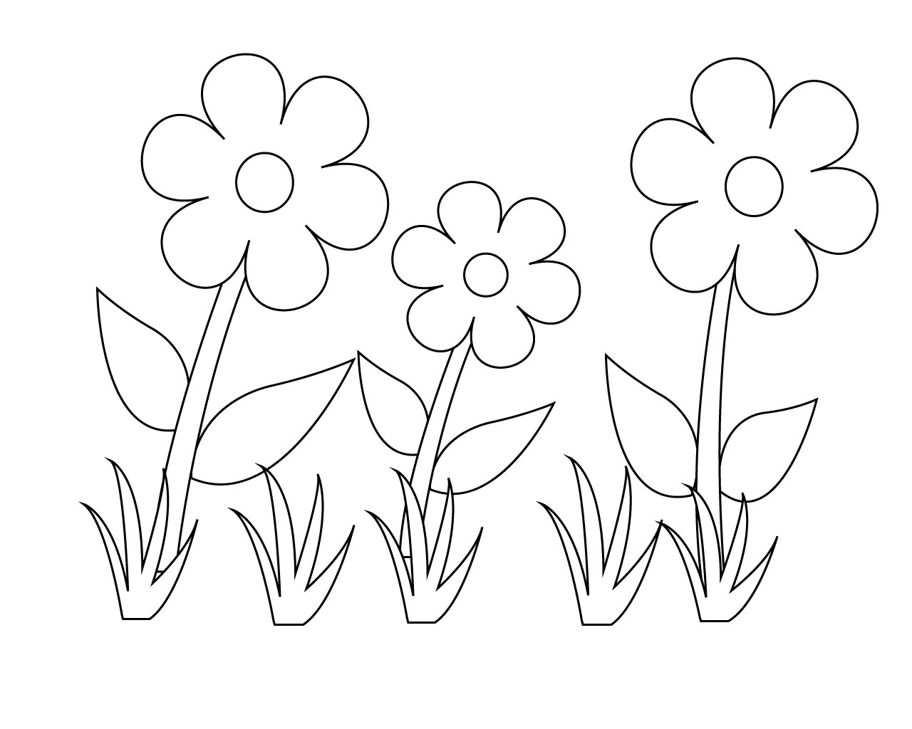 Идеи для срисовки поляна цветов (90 фото)