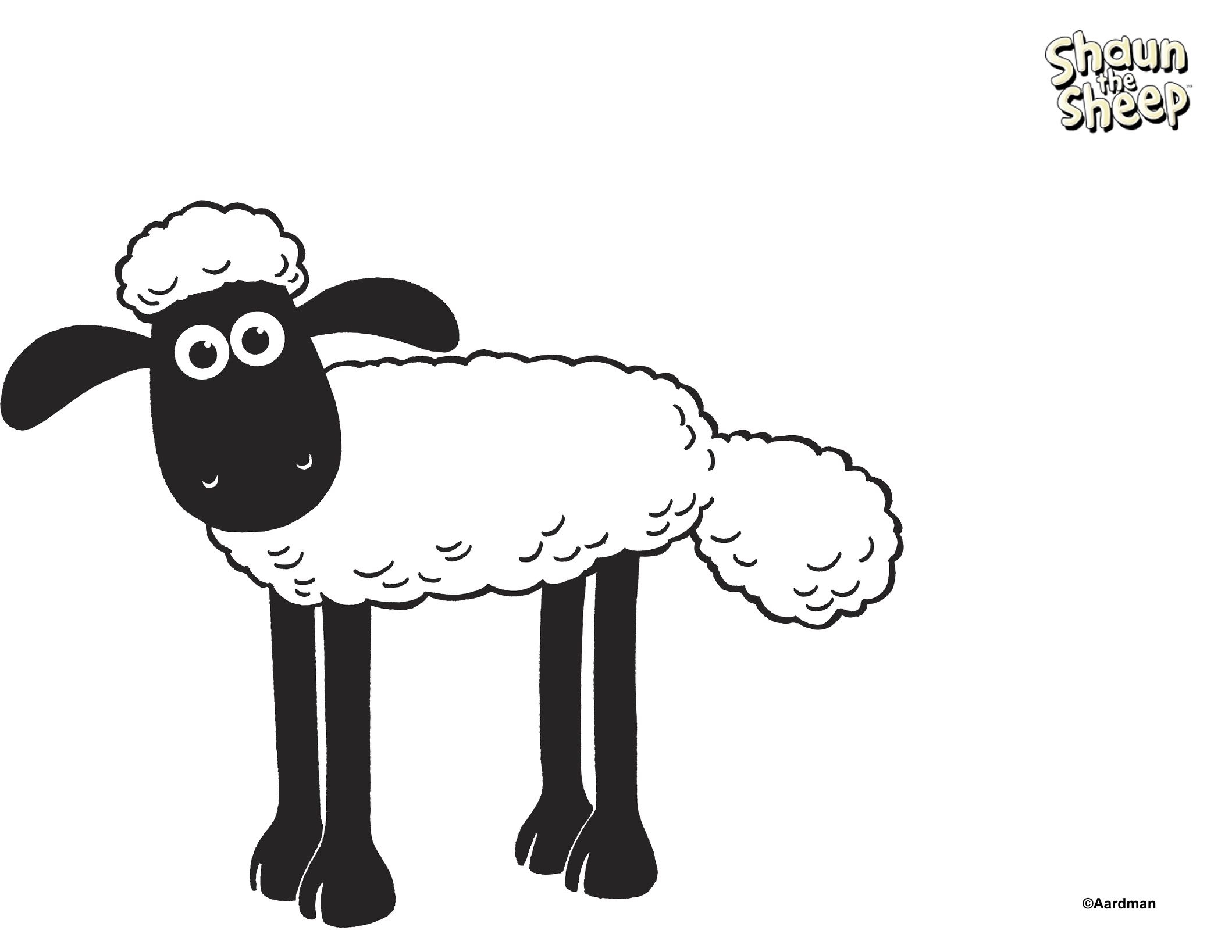 Раскраски Барашка Шона (Shaun The Sheep)