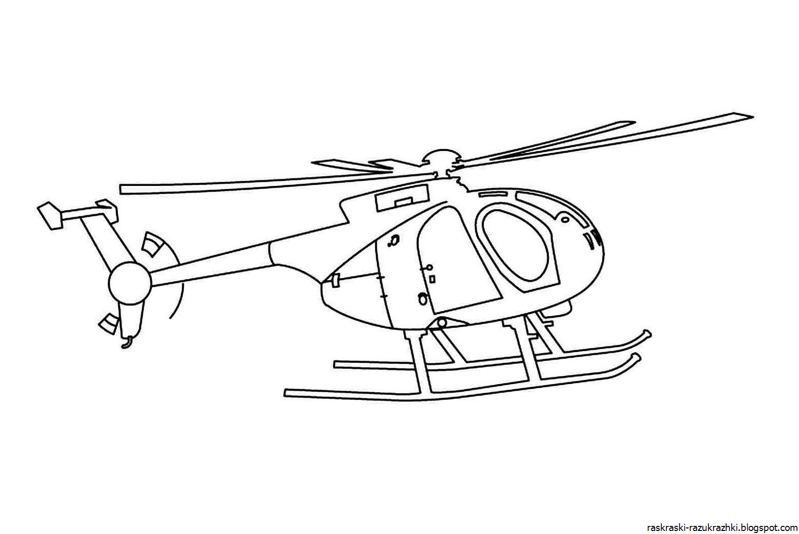 Раскраски Вертолеты