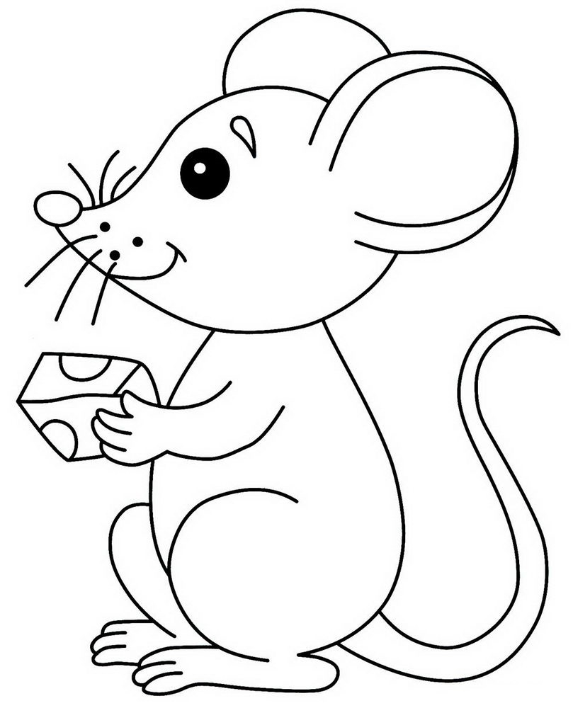 Мышка норушка рисунок (45 фото)