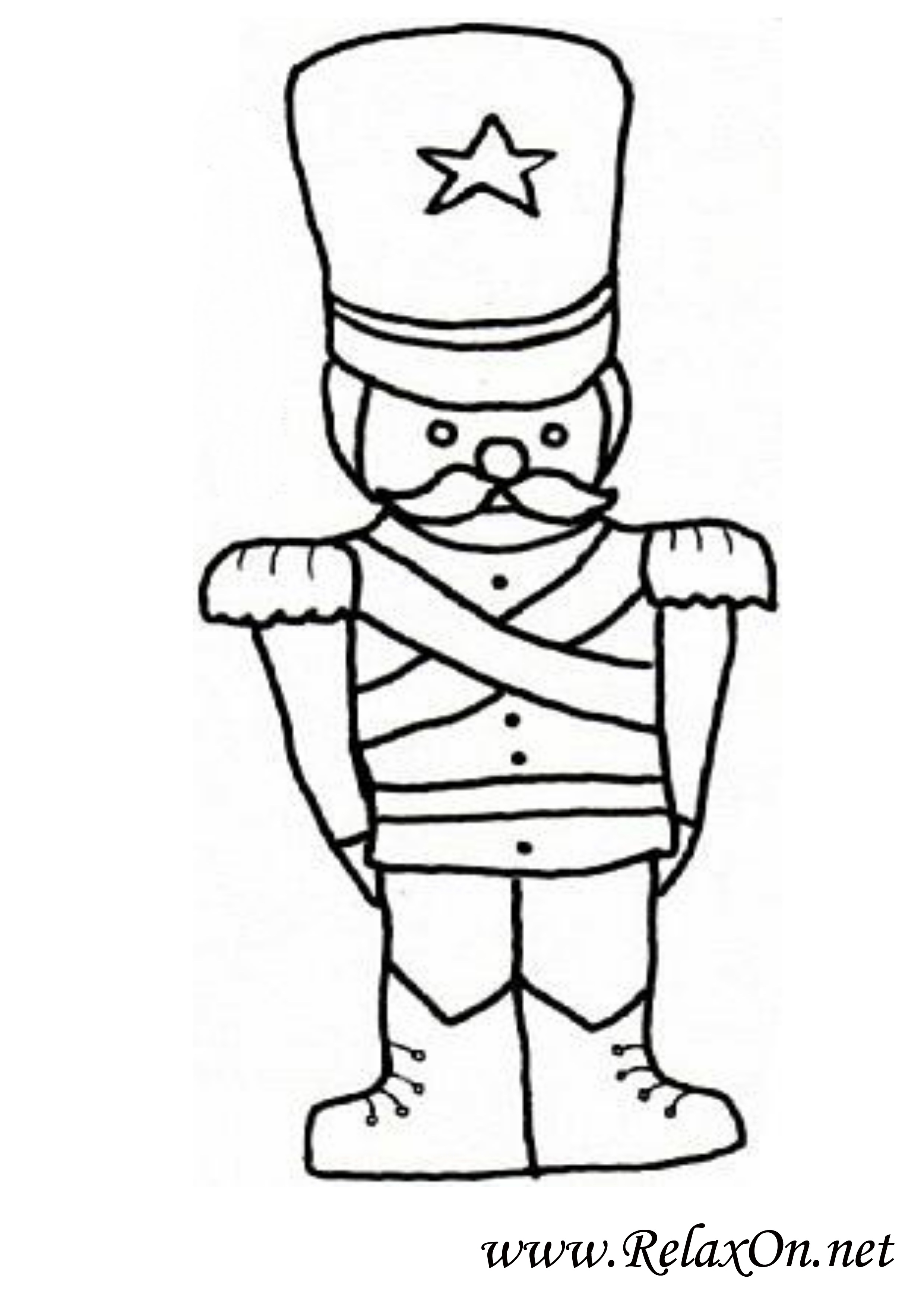 Деревянный солдатик рисунок