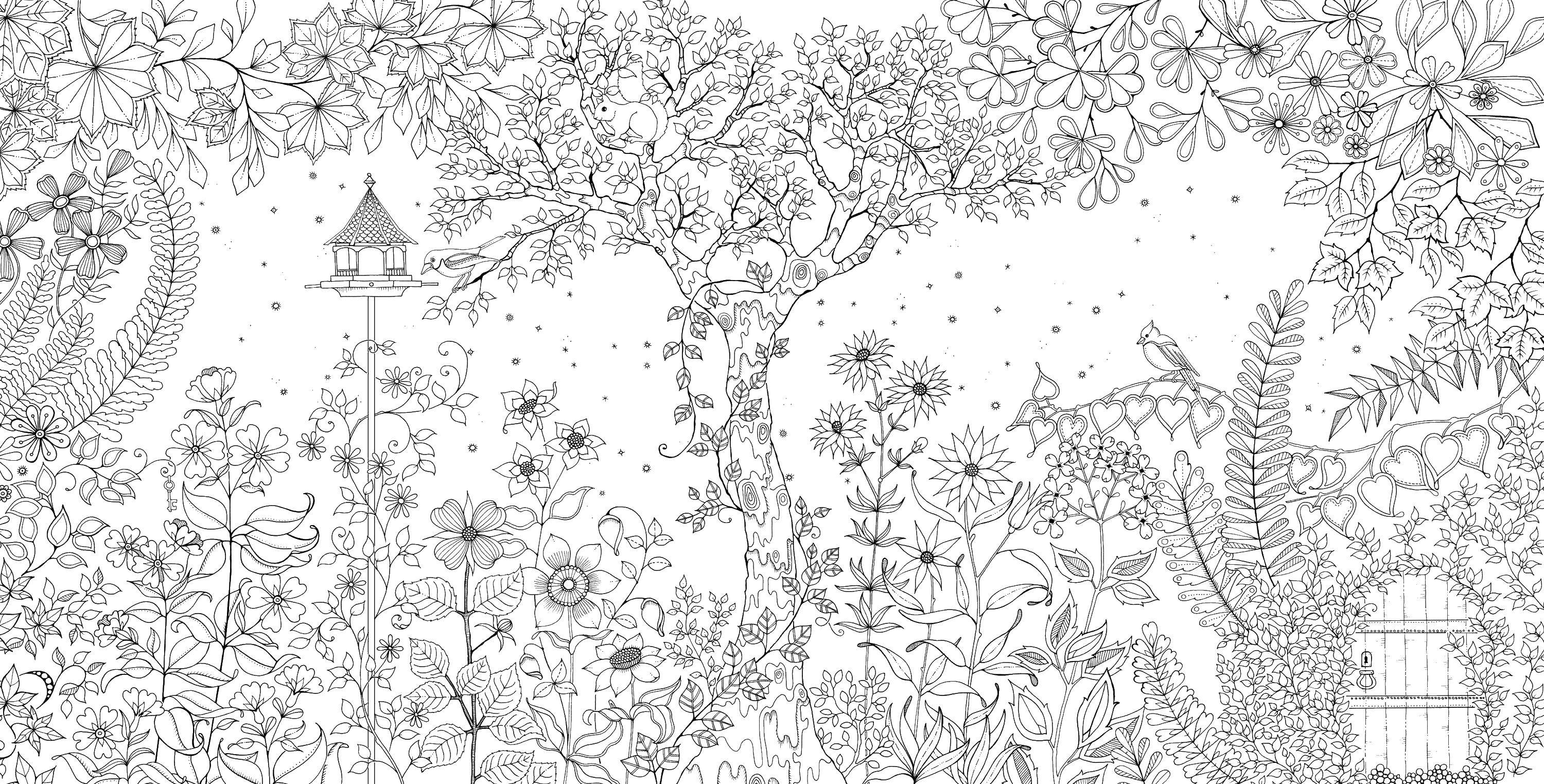 Недорого Раскраска по номерам на холсте Таинственный сад ©annasteshka Магазин ВсеТак