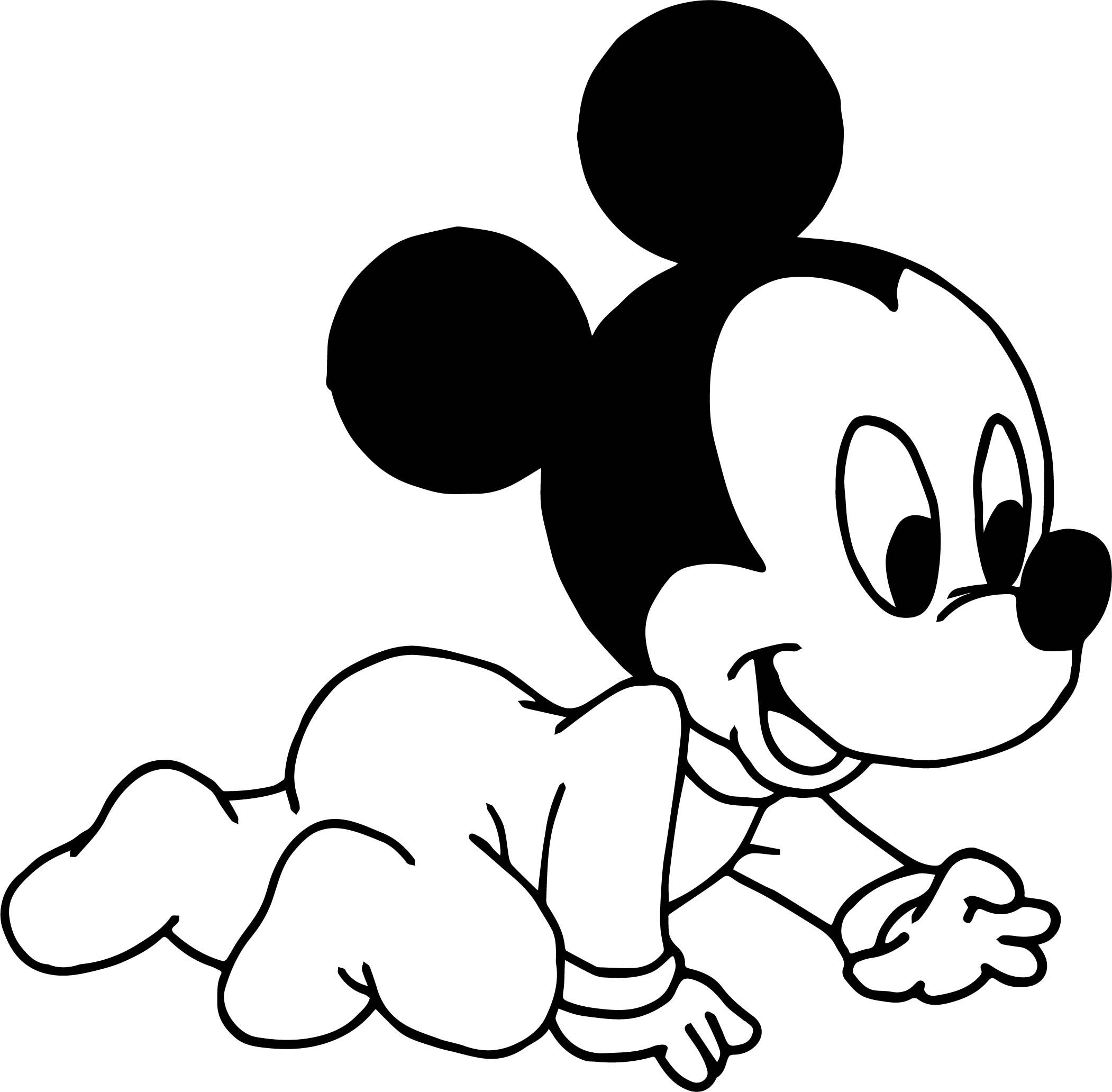 Раскраски героев диснеевских мультиков: Микки Маус (Mickey Mouse)