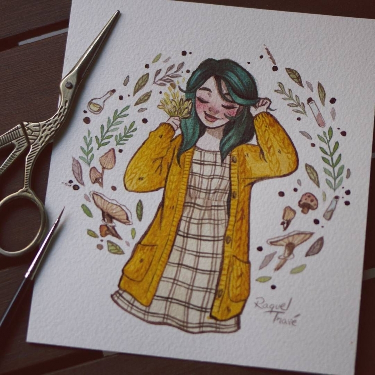 Идеи для рисунков в скетчбуке