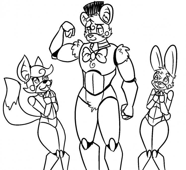 FNAF маска фредираскраска