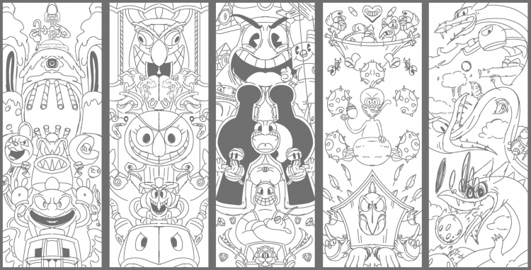Cuphead стиль рисования