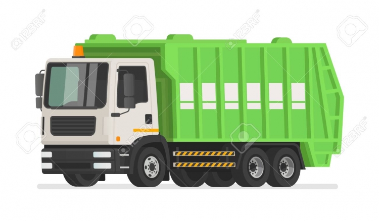Мусоровоз Flat icon