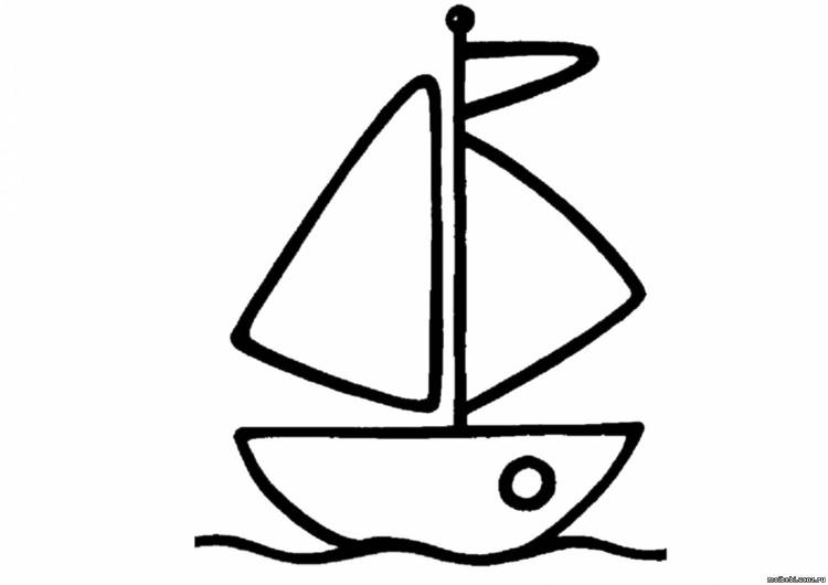 Рефлексия кораблик