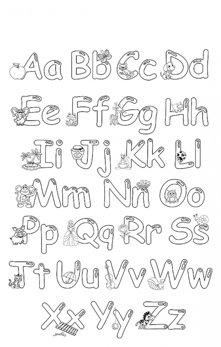 Alphabet раскраска for Kids
