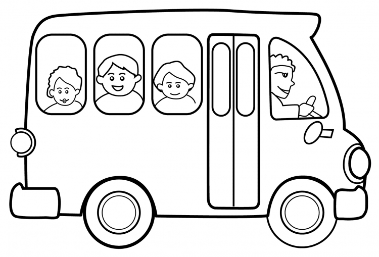 Раскраски транспорта для детей