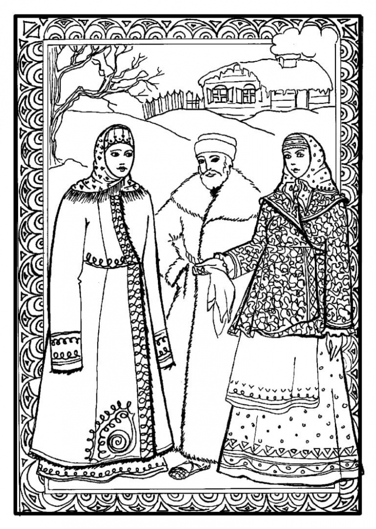 Одежда князей и княгинь древней Руси