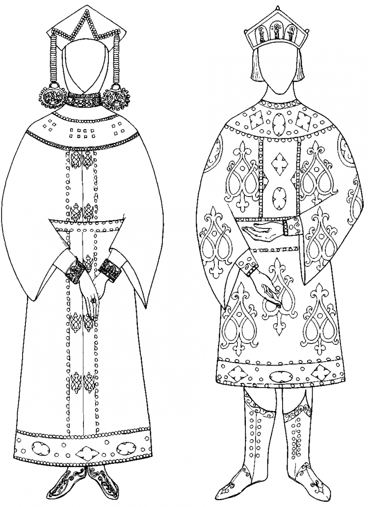 Национальный костюм рисунок