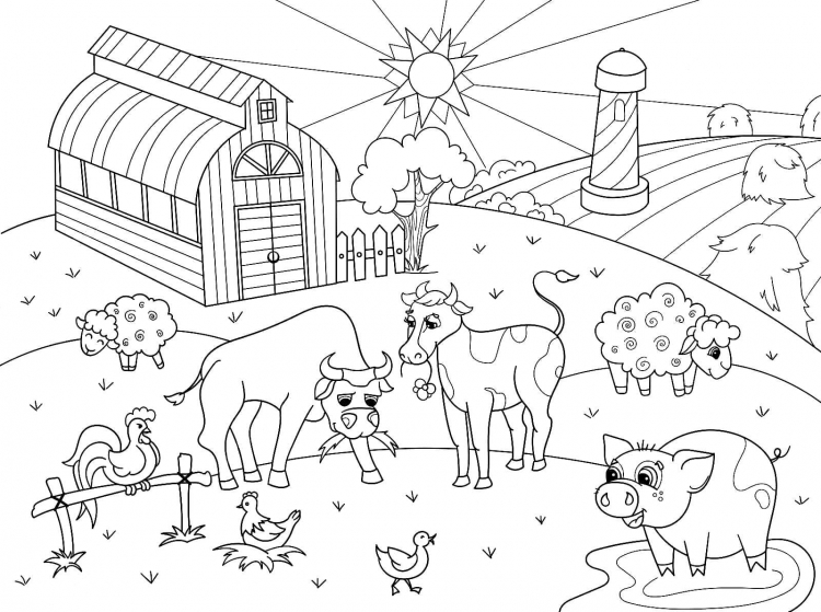 ферма домашних животных