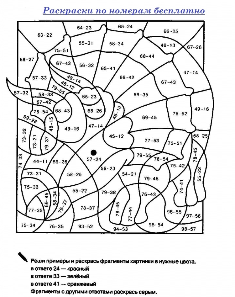 Математическая раскраска