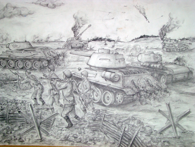 Раскраска сталинградская битва