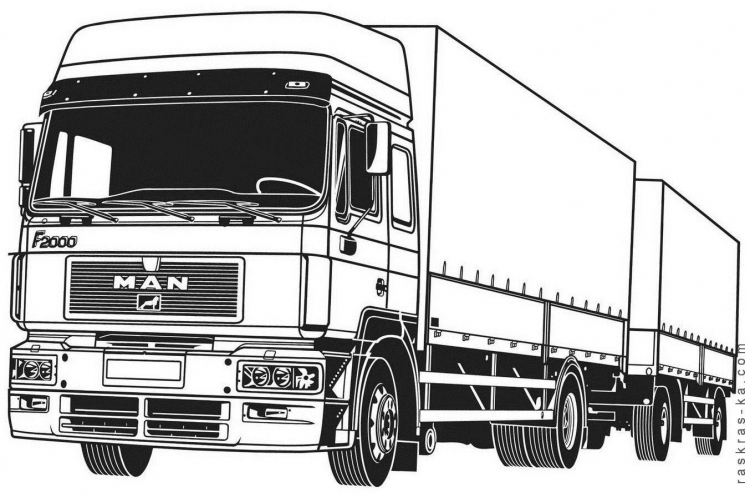 Раскраска Грузовых автомобилей и седельных тягачей (60х90/16) (5660) (Аст)