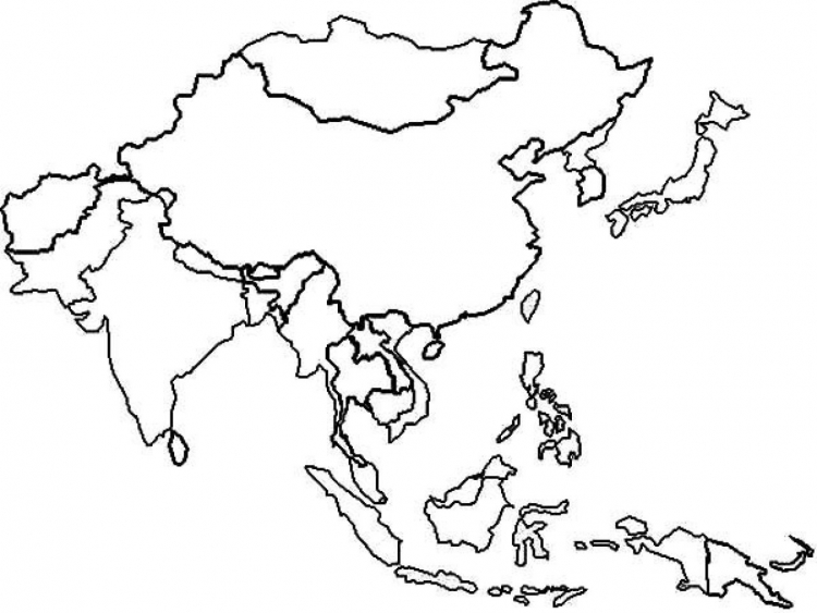 Карта евразии раскраска