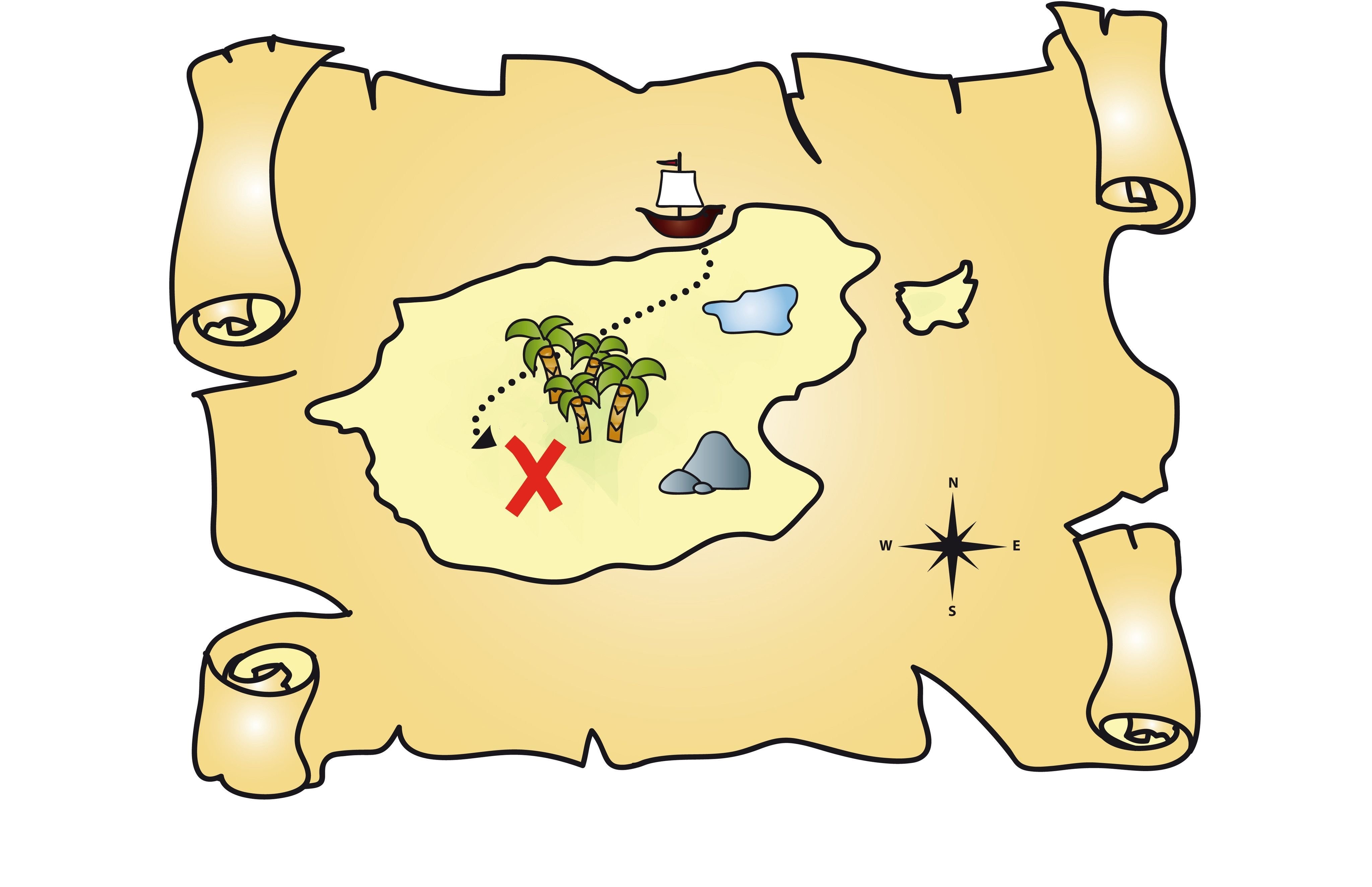 Как сделать пиратскую карту сокровищ для детей