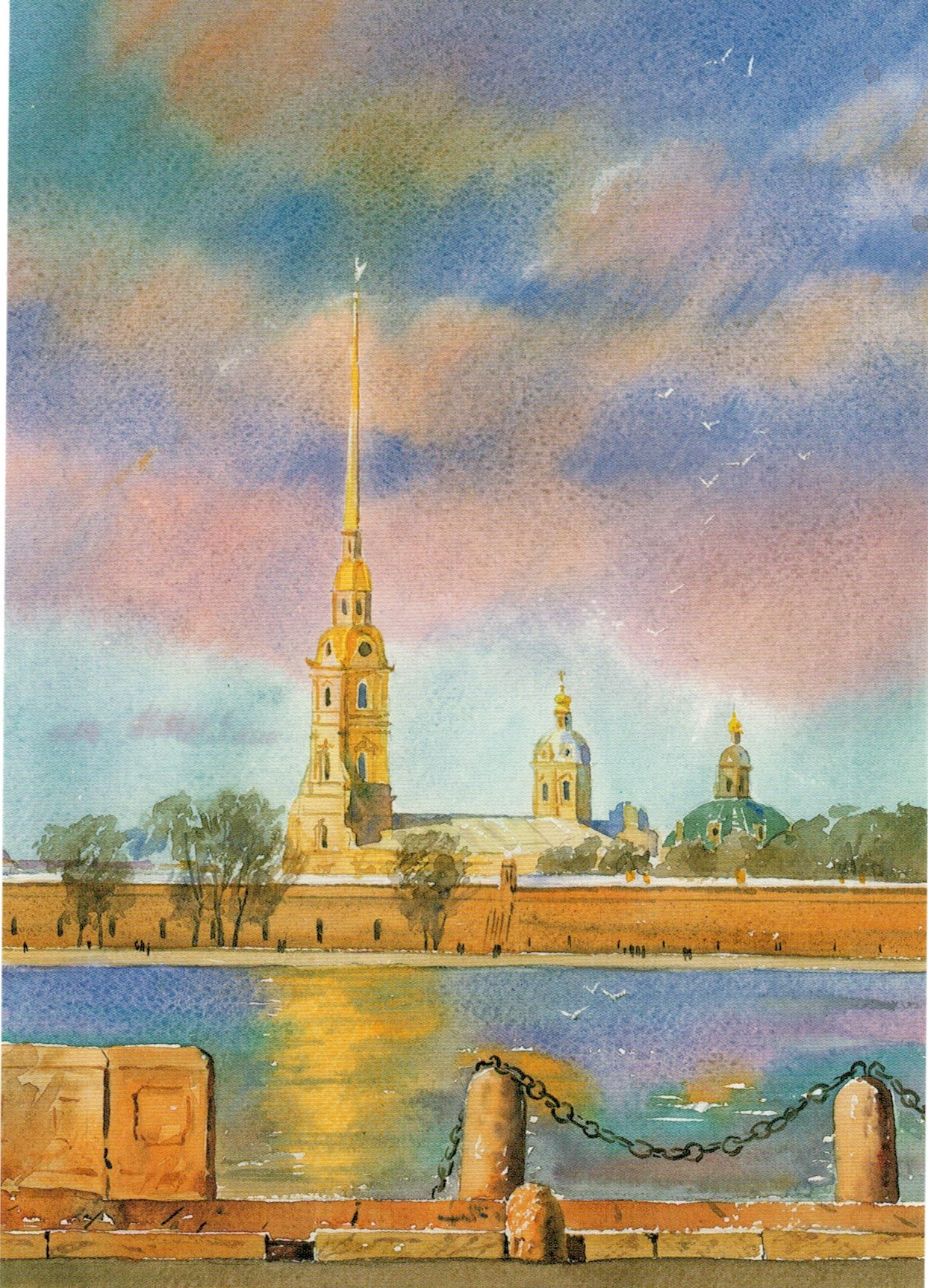Петропавловская крепость рисунки детей - 51 фото