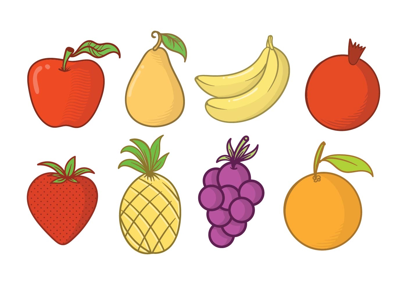 Фрукты картинки для детей. Фрукты рисунок. Векторные фрукты. Рисовать фрукты. Векторные изображения фрукты.