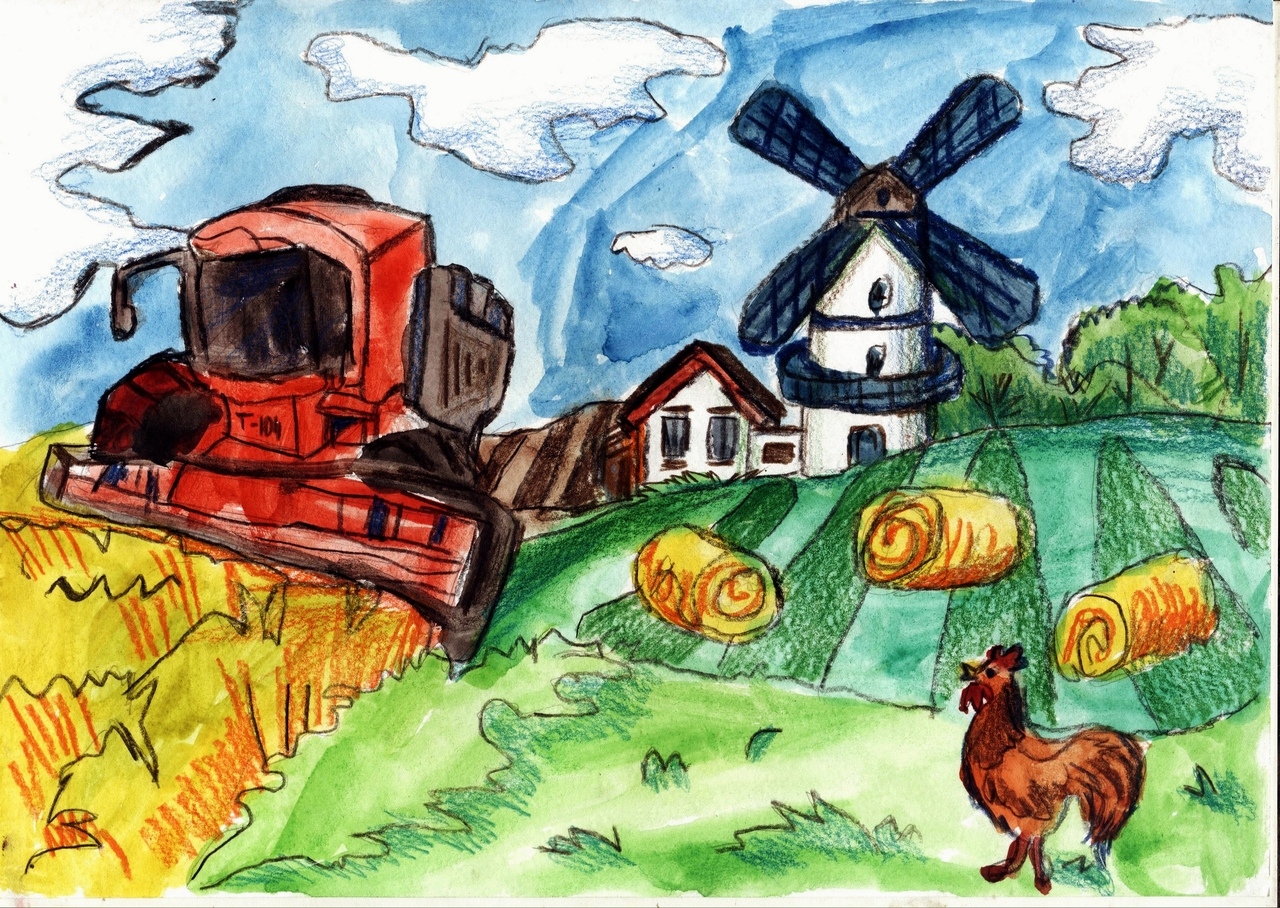Экономика рисунок 3 класс. Рисунок на тему сельское хозяйство. Сельское хозяйство глазами детей. Детские рисунки на тему сельское хозяйство. Рисунок на тему сельское хозяйство на конкурс.