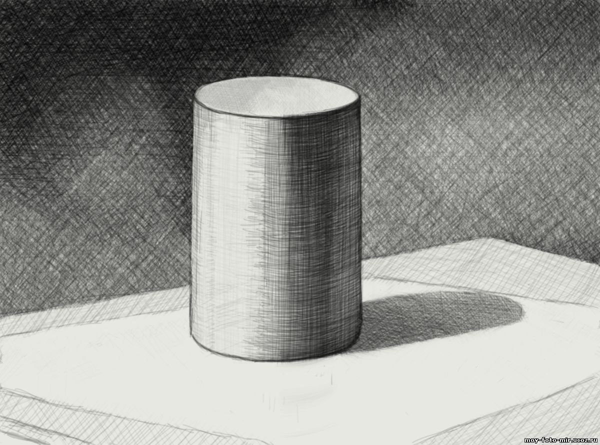 Как нарисовать цилиндр карандашом с тенью поэтапно? Пошаговая инструкция и рекомендации