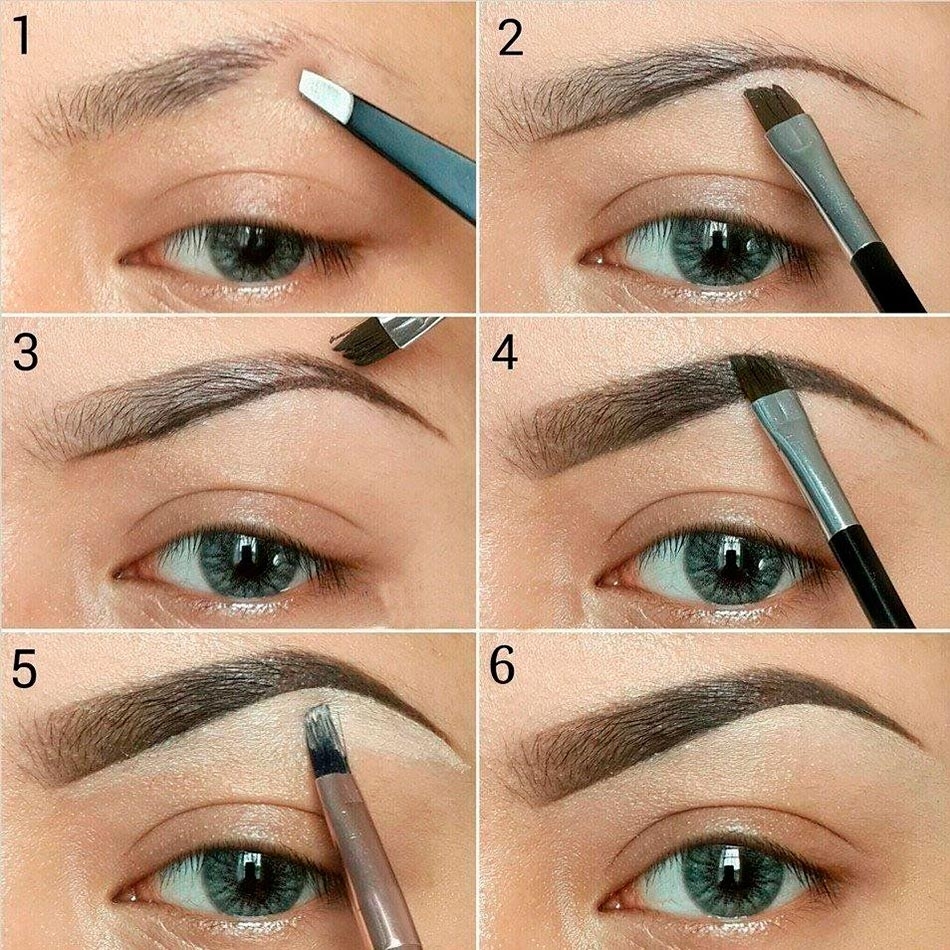 Как правильно нарисовать брови карандашом