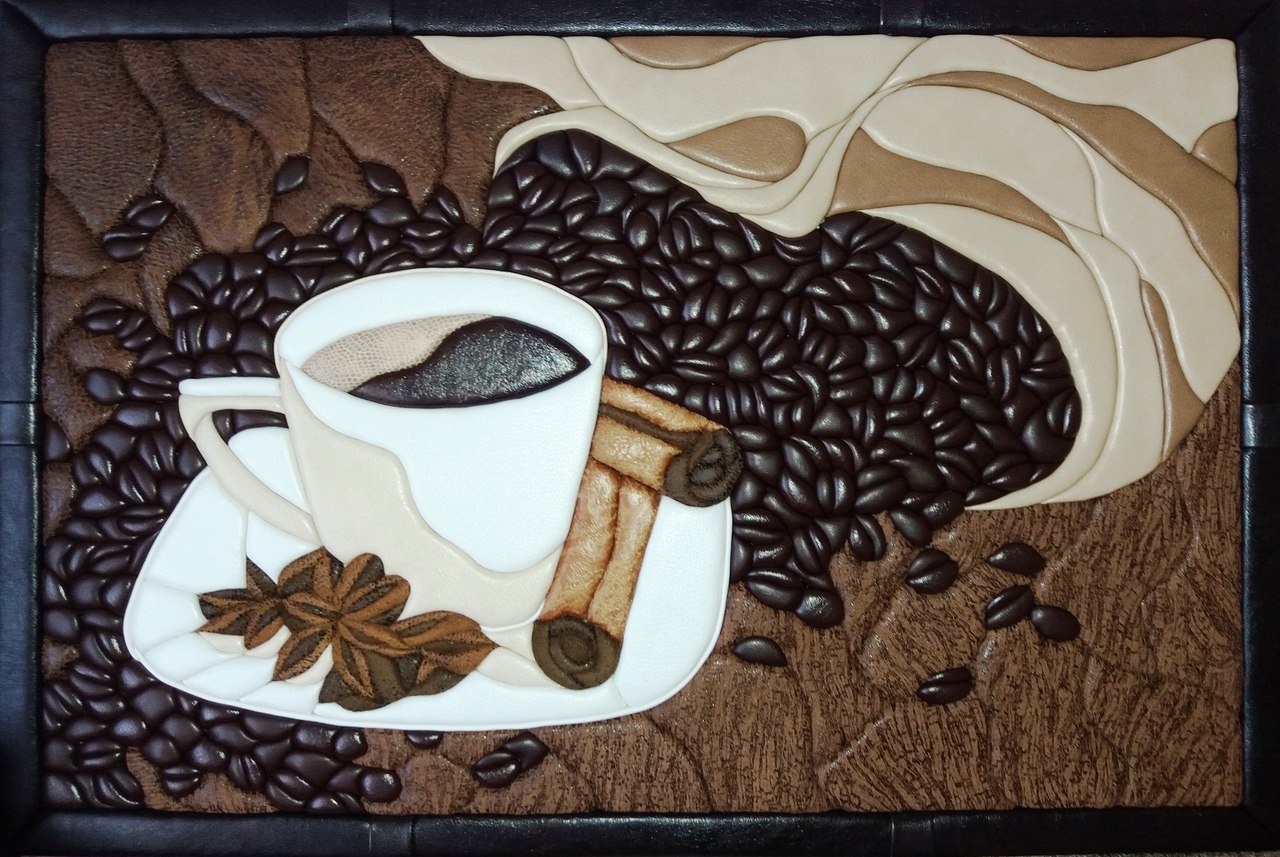 Деревянные картины-раскраски Кофейное утро MDF25004