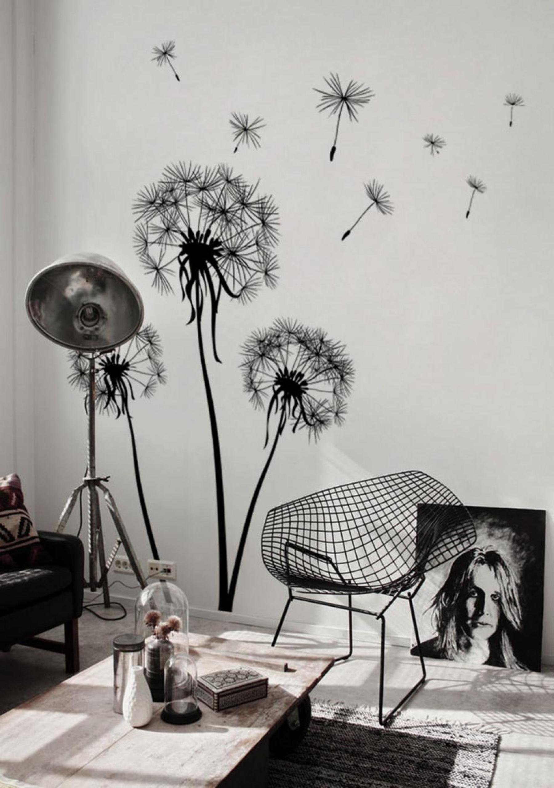 Черно белые рисунки на стену (50 фото) » Рисунки для срисовки и не только