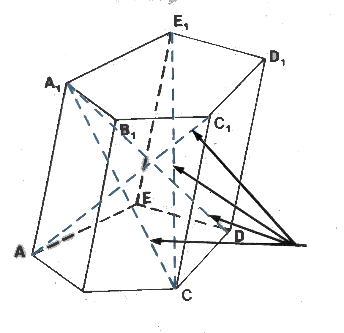 Сколько диагоналей у призмы. Диагонали пятиугольной Призмы. Диагональ Призмы. Пятиугольная Призма диагональ грани. Диагональная Призма.