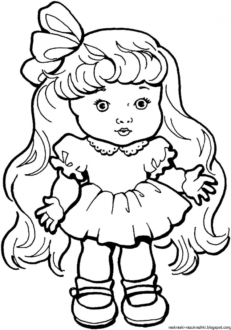 Кукла рисунок для детей