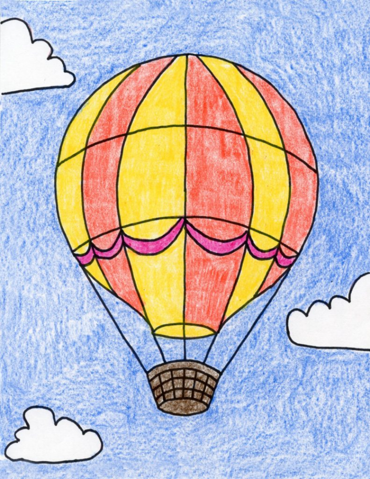 Воздушный шар детский рисунок