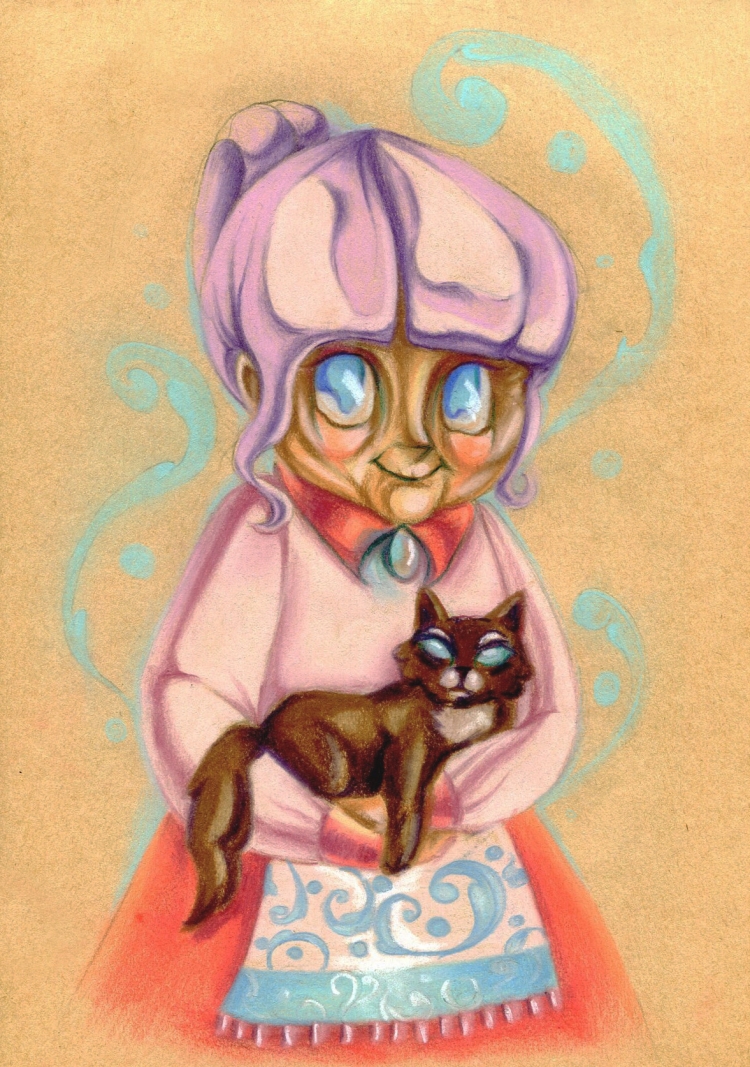 Бабушка рисунок