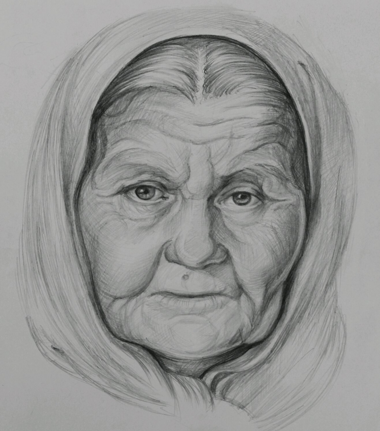 Старушка мультяшная