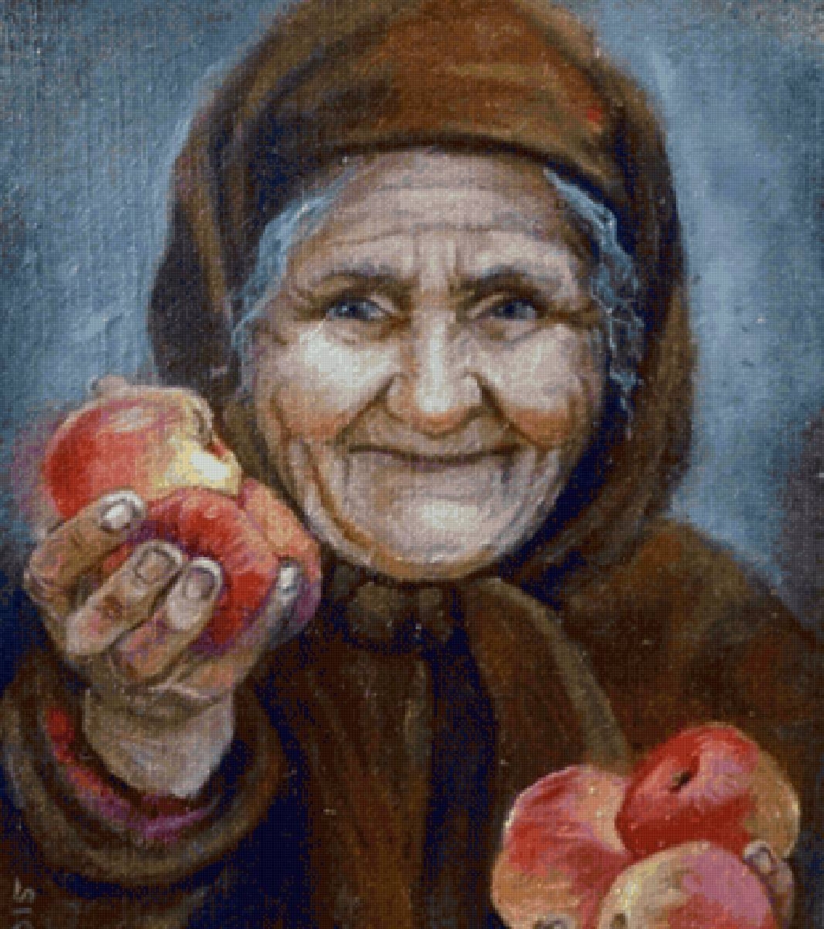 Бабушка рисунок