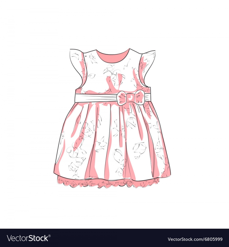 Нарисовать платье