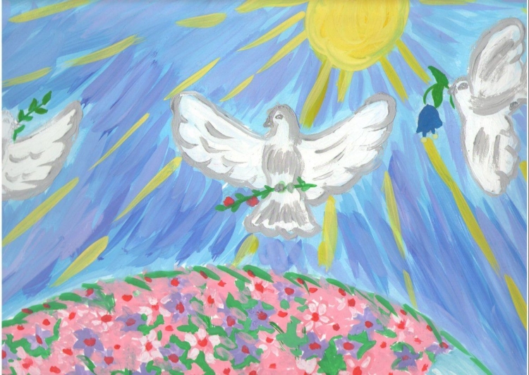 Рисунок на тему мы за мир