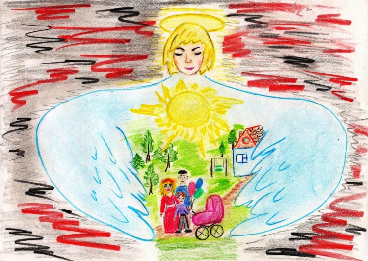 Рисунок на тему день Республики