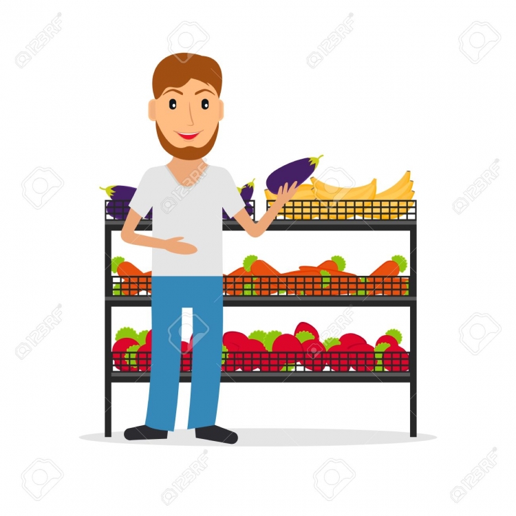 Продавец Бакалея